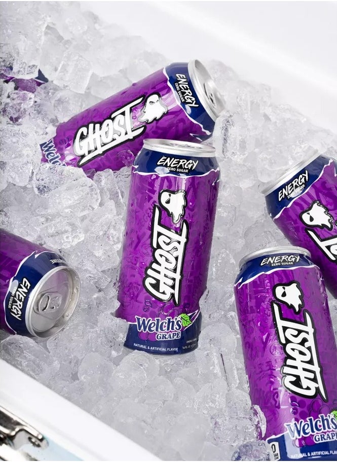 Ghost RTD 473ml Welch's Grape Flavor – Pack of 12