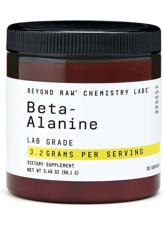 Chemistry Labs Beta-Alanine Powder | Increases Workout Performance and Decreases Muscle Soreness | 30 Servings
