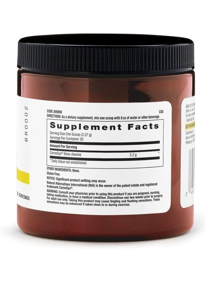 Chemistry Labs Beta-Alanine Powder | Increases Workout Performance and Decreases Muscle Soreness | 30 Servings