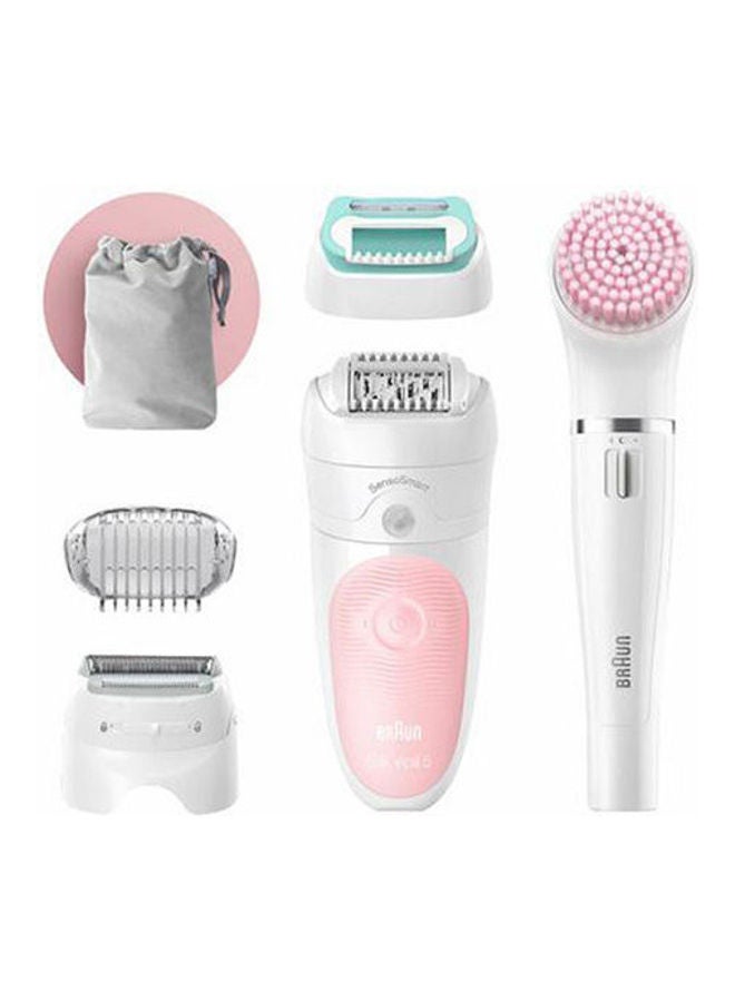 Silk-Épil Beauty Set 5 5/875 Bs Wet & Dry Epilator - 3 Extras Multicolour