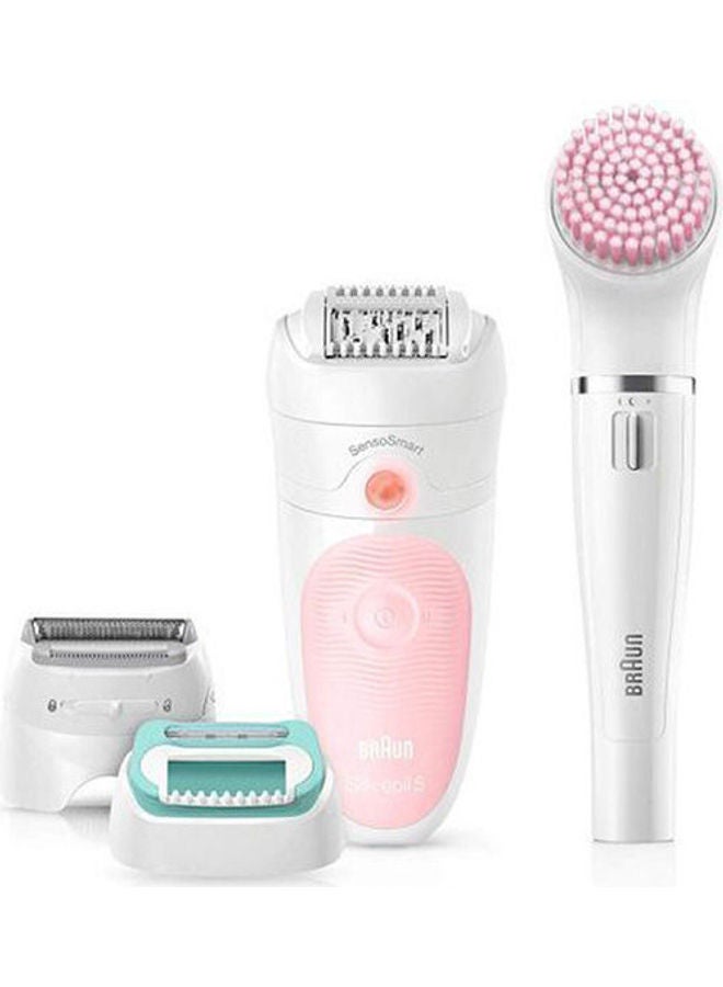 Silk-Épil Beauty Set 5 5/875 Bs Wet & Dry Epilator - 3 Extras Multicolour