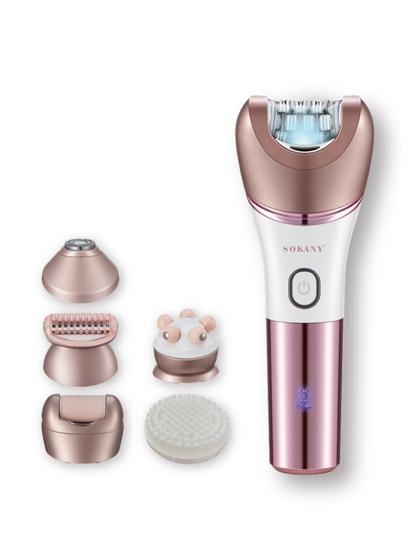 SOKANY Multi Functional 6-In-1 Hair Removal Device, Women's Home And Outdoor Hair Removal Tool