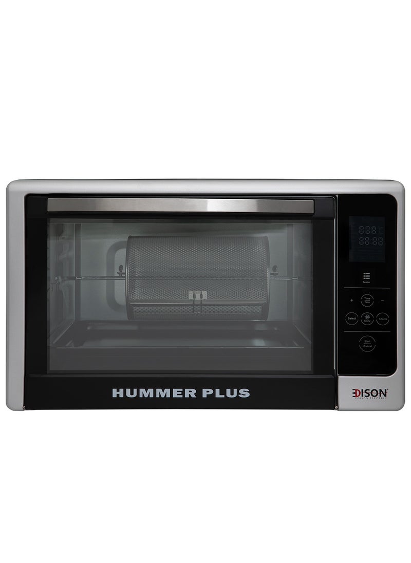 Hummer Plus Oven Black Double Glass With Grill 48 Liter 2000W