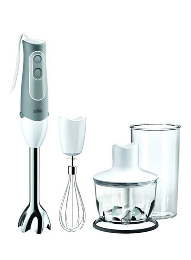 Hand Blender 600W MR535 White/Grey/Clear