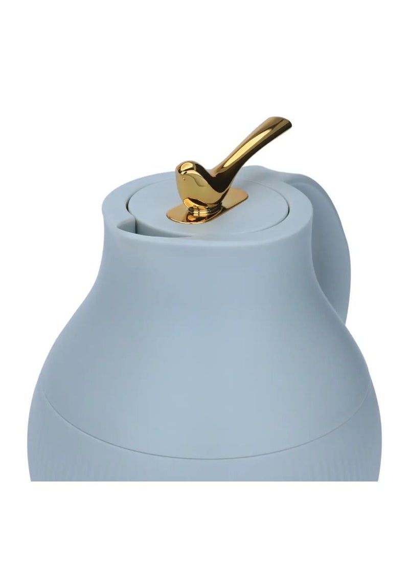 Royal 6 Deluxe Thermos 0.95 Liter Light Gray