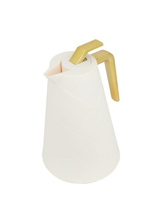 Glory Pro Flask Light Beige Golden Handle 1L