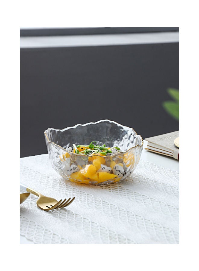 Glass Bowl Clear 13x8.5x6cm