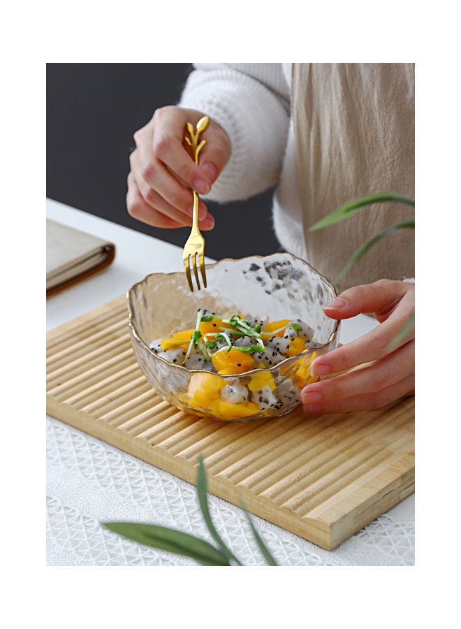 Glass Bowl Clear 13x8.5x6cm