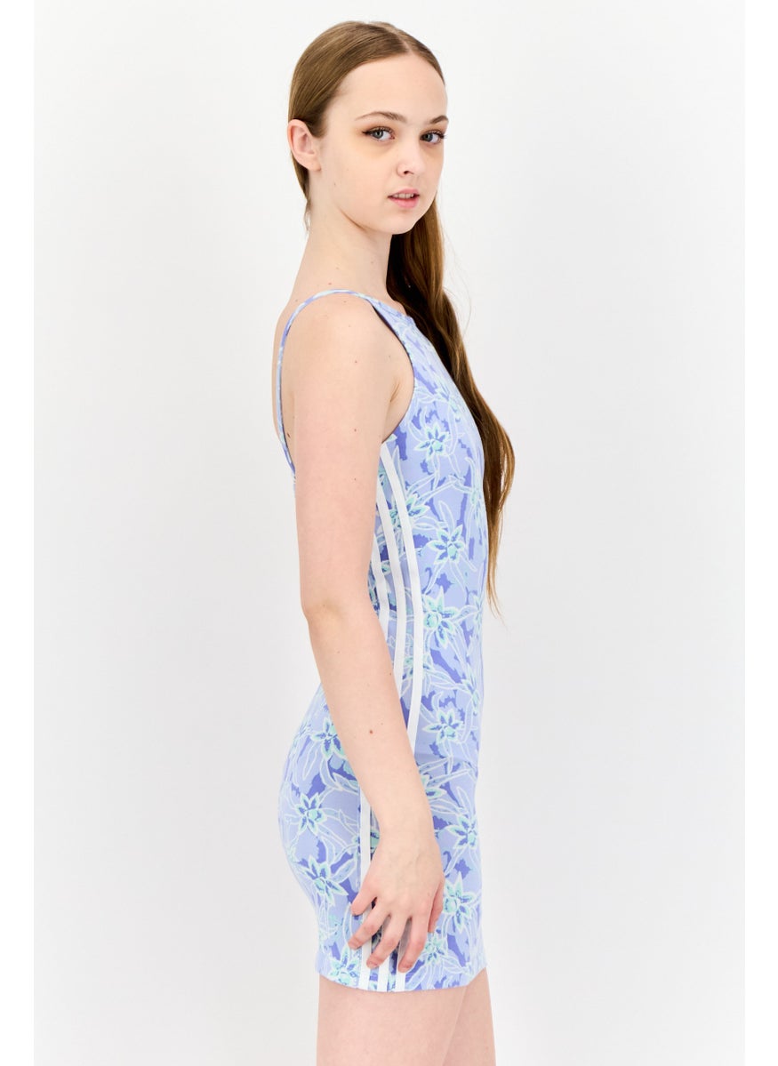 Women Sportswear Fit Sleeveless Outdoor Dress, Multicolor