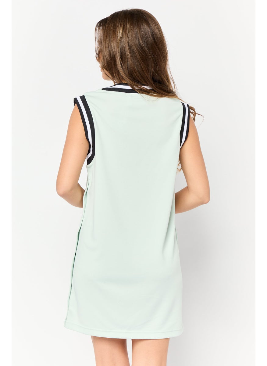 Women Sportswear Fit Outdoor Dress, Mint Green