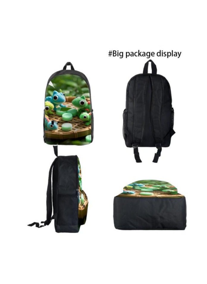 Universal cartoon new three-piece schoolbag
