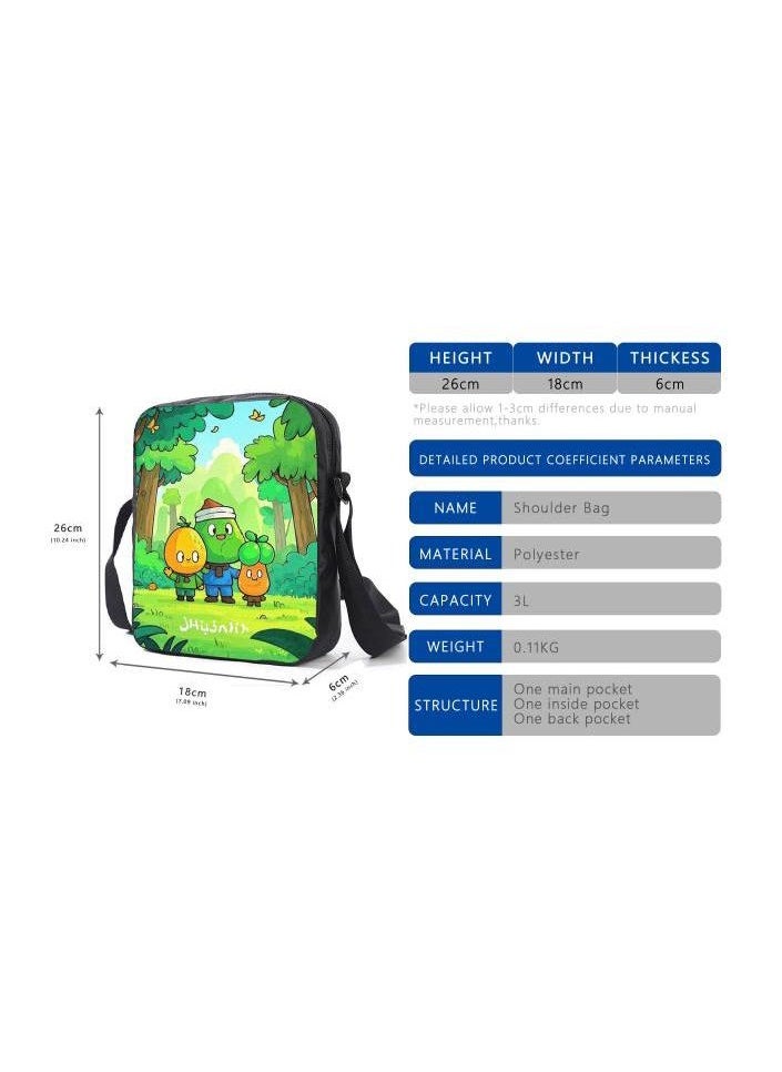 Cartoon style universal three-piece schoolbag - 1369