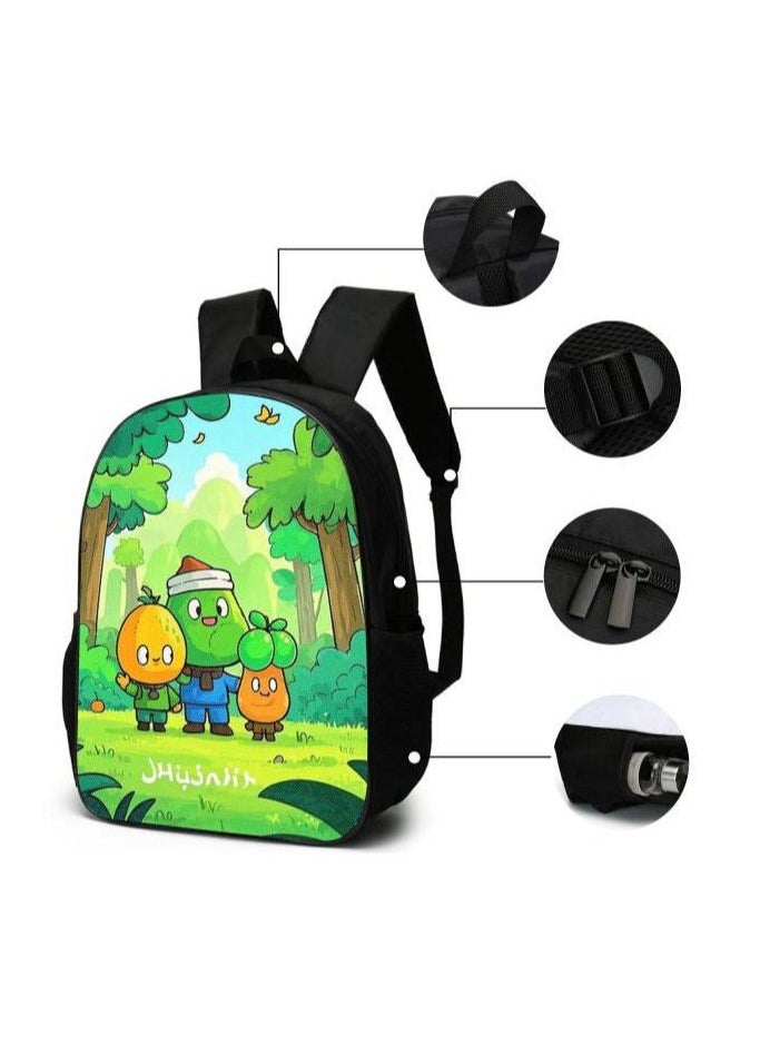 Cartoon style universal three-piece schoolbag - 1369