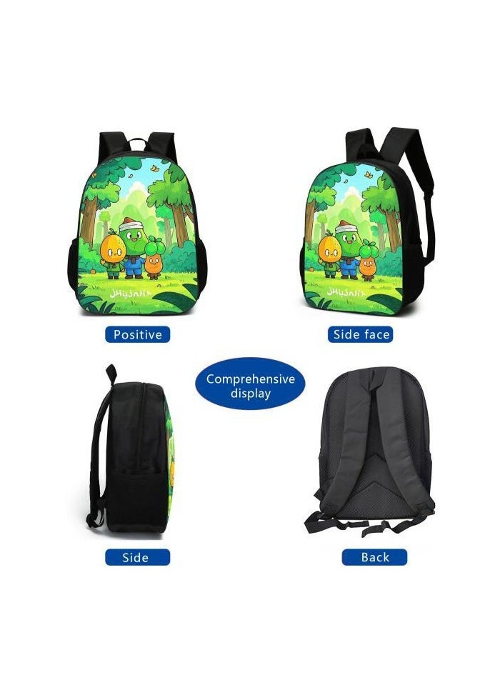 Cartoon style universal three-piece schoolbag - 1369