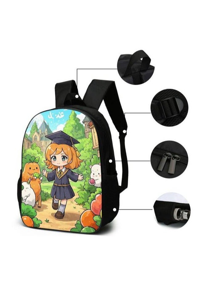 Cartoon style universal three-piece schoolbag - 1103