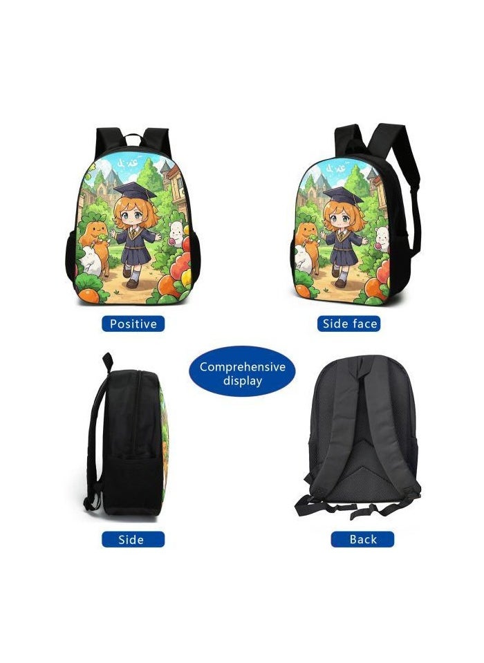 Cartoon style universal three-piece schoolbag - 1103