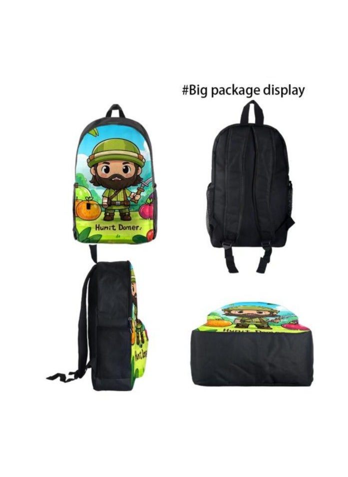 Universal cartoon new three-piece schoolbag
