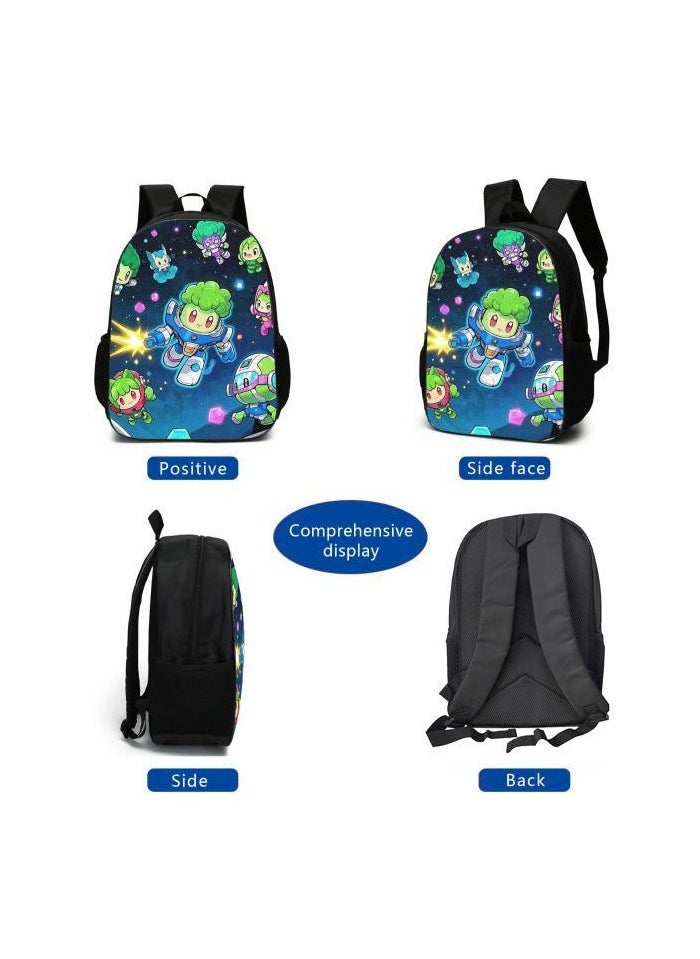Cartoon style universal three-piece schoolbag - 859
