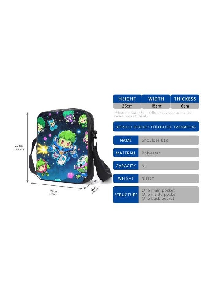 Cartoon style universal three-piece schoolbag - 859