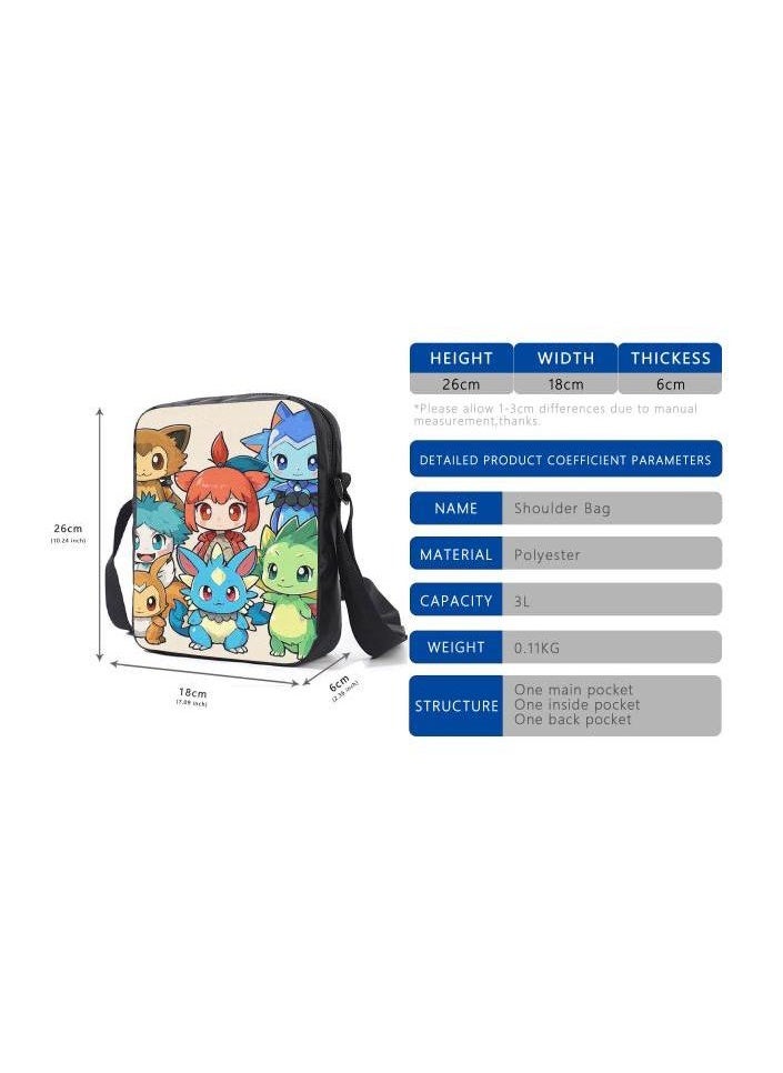 Cartoon style universal three-piece schoolbag - 396