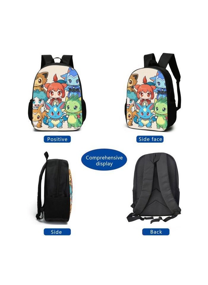 Cartoon style universal three-piece schoolbag - 396
