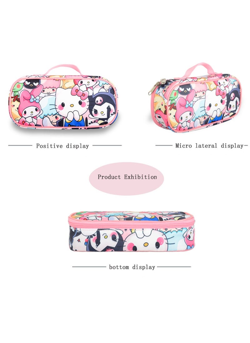 The latest super cool pink three-piece backpack (can be used for travel, school, mountain climbing)