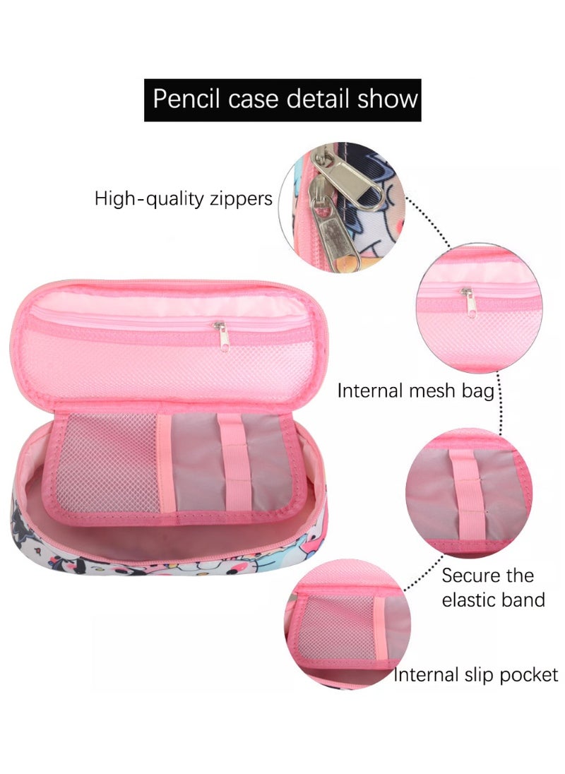The latest super cool pink three-piece backpack (can be used for travel, school, mountain climbing)
