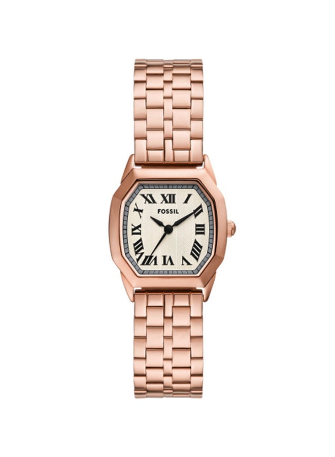 Women's Analog Oval Stainless Steel Watch