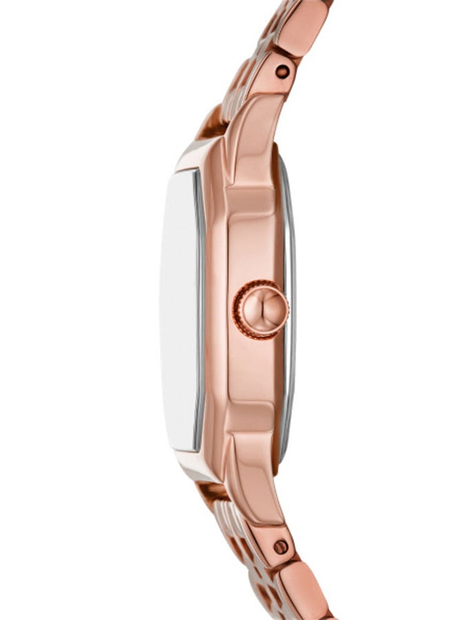 Women's Analog Oval Stainless Steel Watch