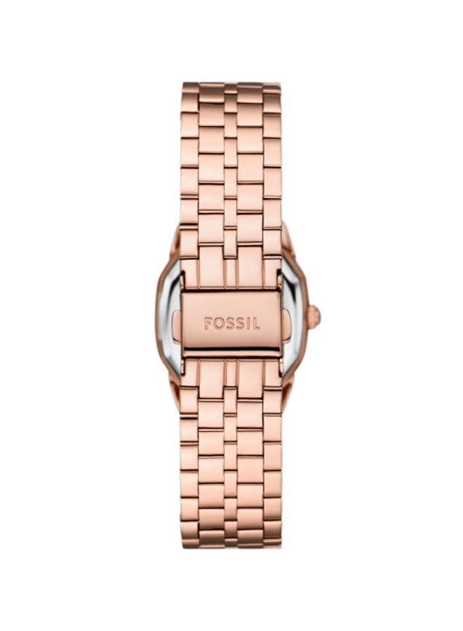 Women's Analog Oval Stainless Steel Watch