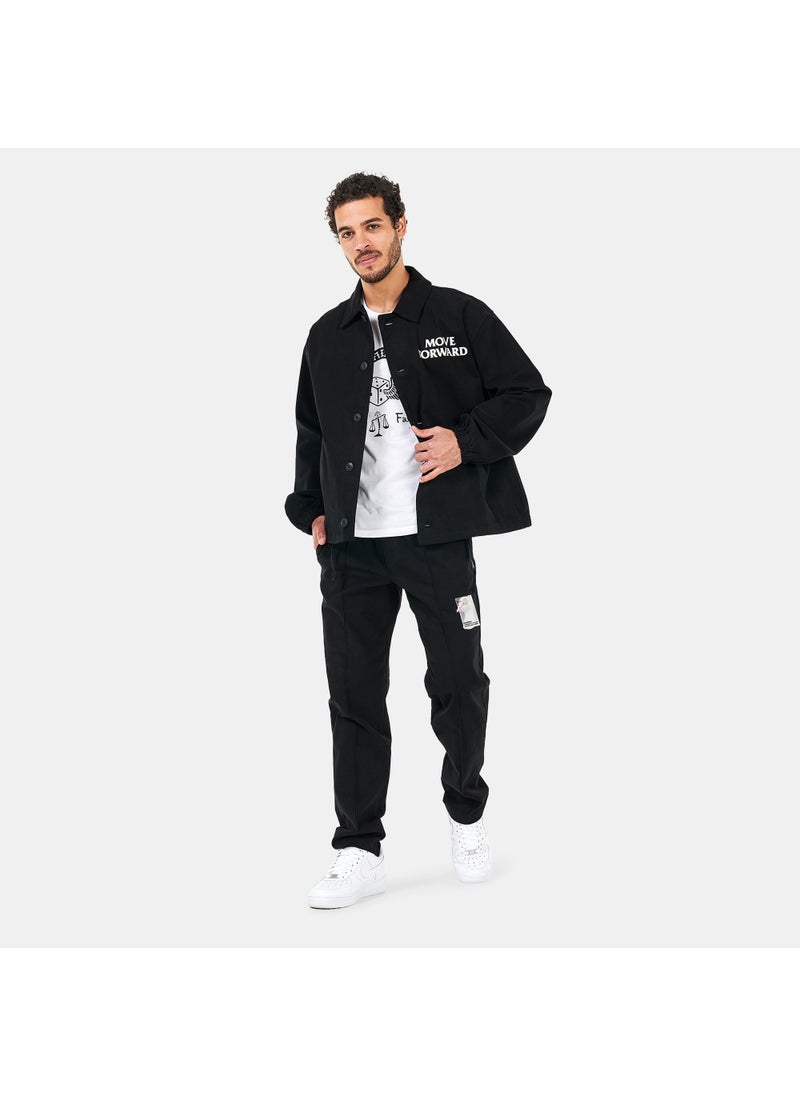 Men's Button Closure Jacket
