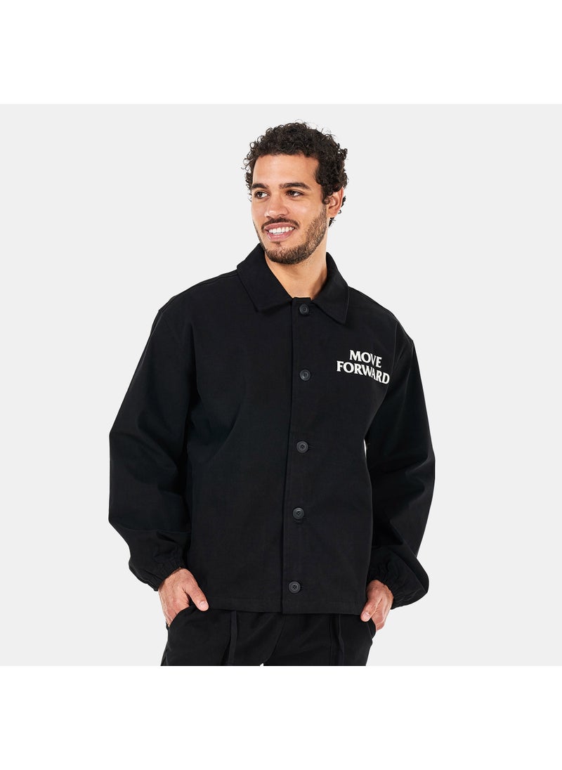Men's Button Closure Jacket