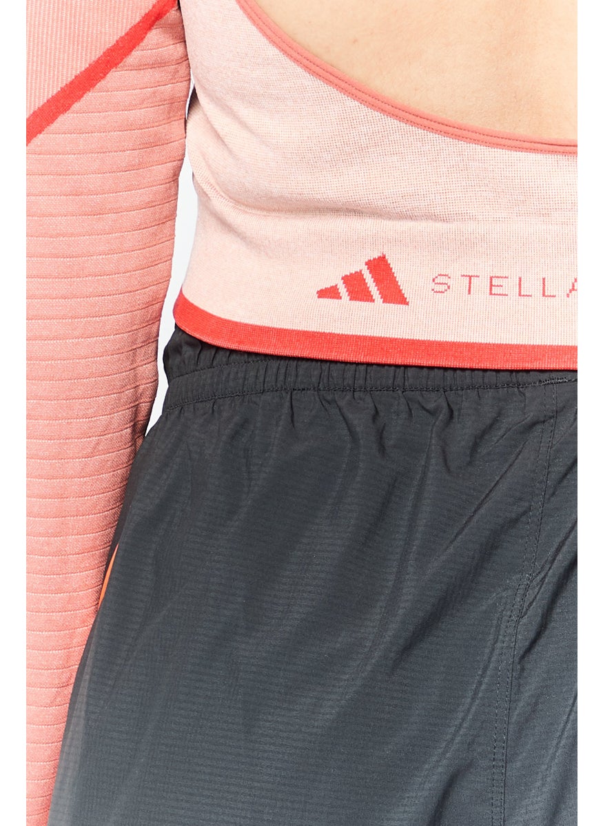 Adidas by Stella McCartney Women Sportswear Fit True Strength Yoga Crop Top, Burnt Cayenne