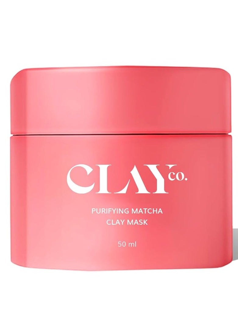 Matcha Detox Clay Mask | Deep Cleansing & Brightening | Green Tea & Collagen | Tan Removal & Dark Spot Reduction | Vegan Japanese Skincare | 50ml