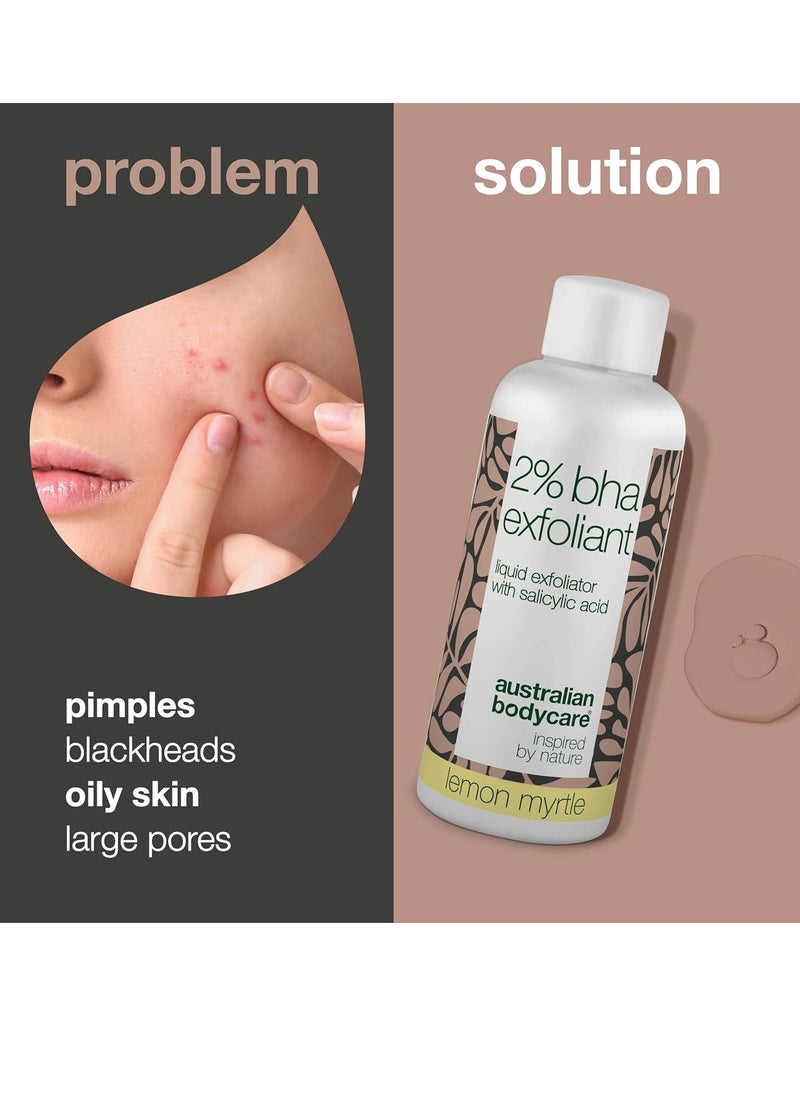 Salicylic Acid 2 percent BHA Exfoliant Face Peel for Blackheads Enlarged Pores and Oily Skin Get a Healthy Glow