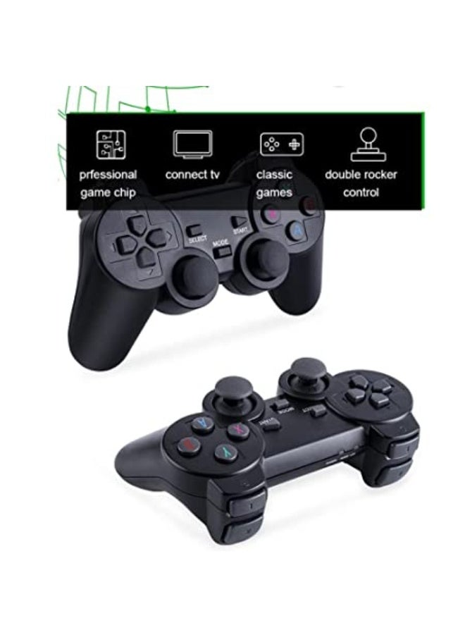 USB Wireless Console Game Stick Video Game Console Built-in Classic Games 8 Bit Mini Retro Controller HDMI Output Dual Player- 4K Ultra HD Game Stick