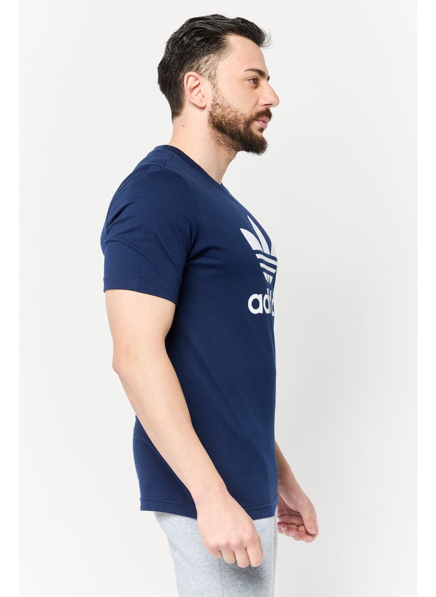 Men Sportswear Fit Short Sleeve Training T-Shirt, Navy