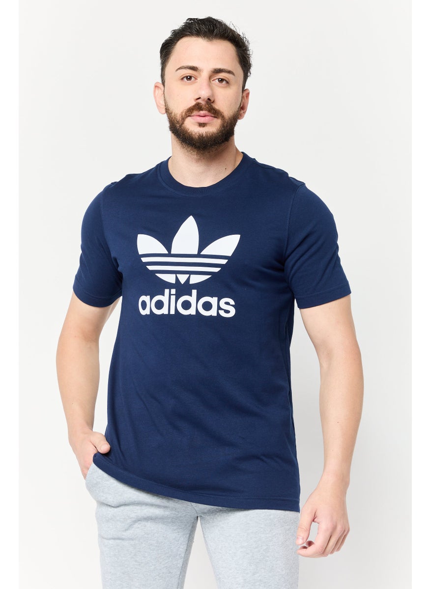Men Sportswear Fit Short Sleeve Training T-Shirt, Navy
