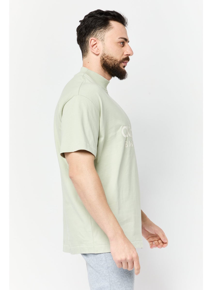 Men Sportswear Fit Short Sleeve Outdoor T-shirt, Sage