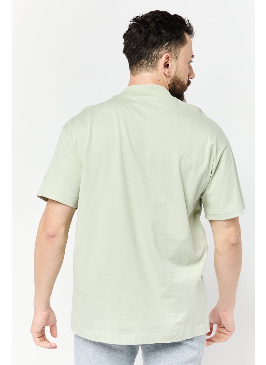 Men Sportswear Fit Short Sleeve Outdoor T-shirt, Sage