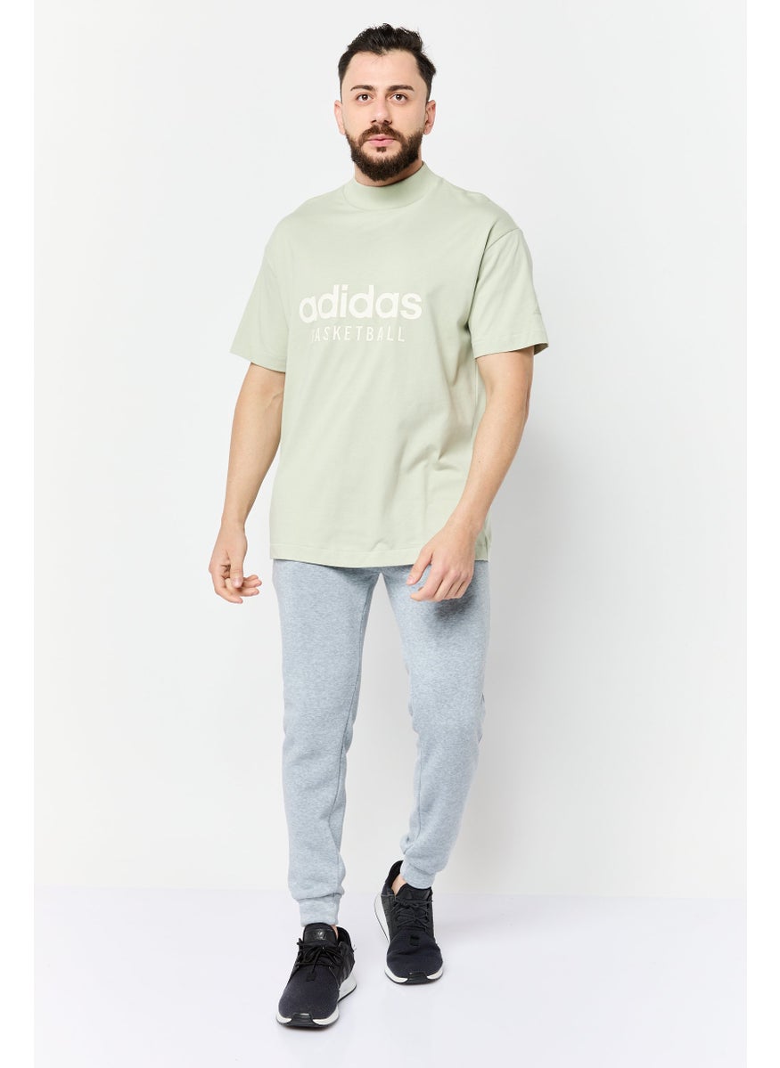 Men Sportswear Fit Short Sleeve Outdoor T-shirt, Sage