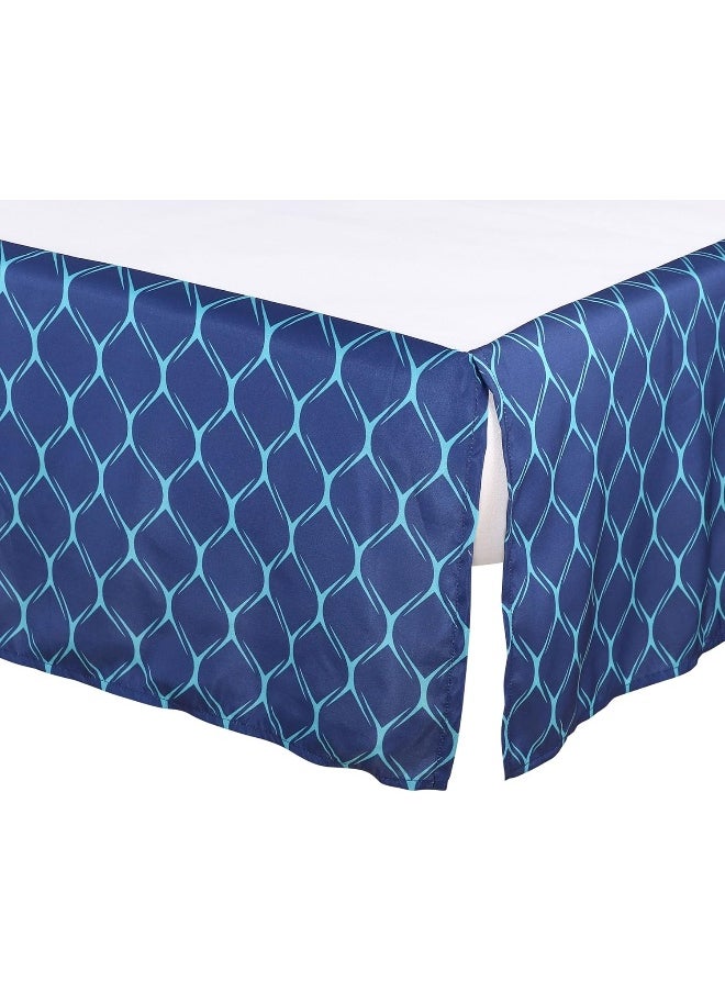 Nautical 4 Piece Whales and Anchors Baby Crib Bedding Set