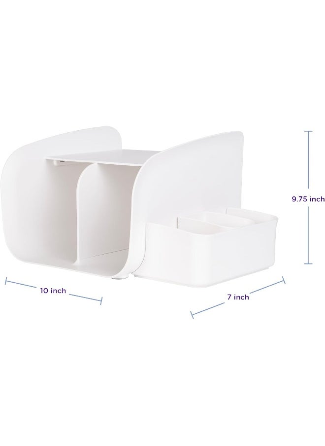 Ubbi Tabletop Diaper Caddy, Diaper Storage, Caddy Organizer, Stores Baby Diapers, Wipes & Baby Accessories
