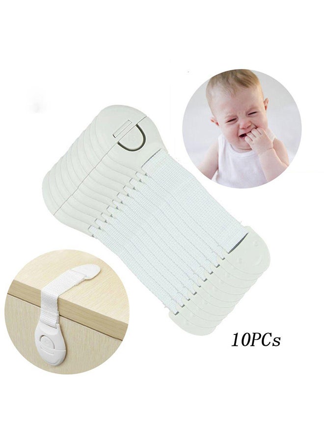 Pack Of 10 Cabinet And Drawer Strap Lock