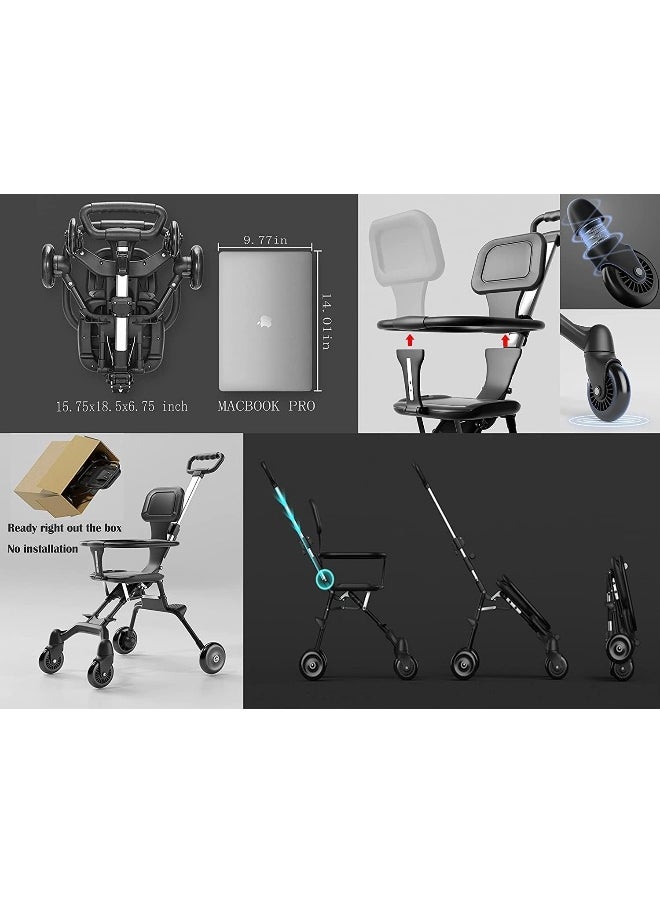 SUPPAR Pocket Stroller for Travel Stroller for Airplane- Portable Compact Airport Stroller - Small Stroller for Toddler Travel - All Terrain Stroller for Toddler Stroller new again