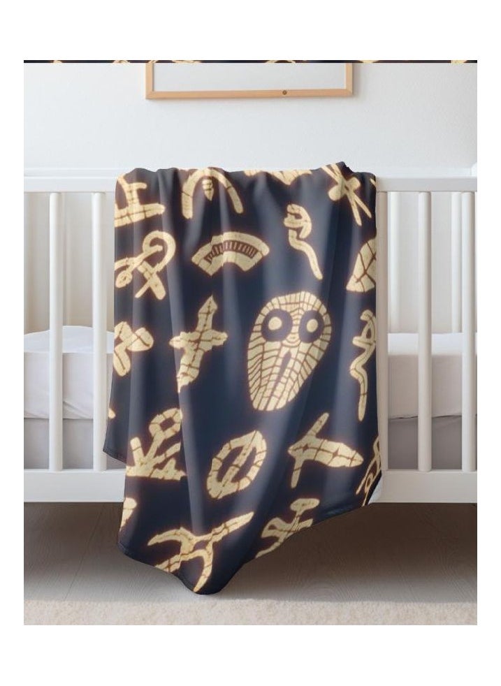 Children's or student cartoon flannel thin blanket (warm and comfortable, suitable for sleep, games) 100cm*150cm - 548