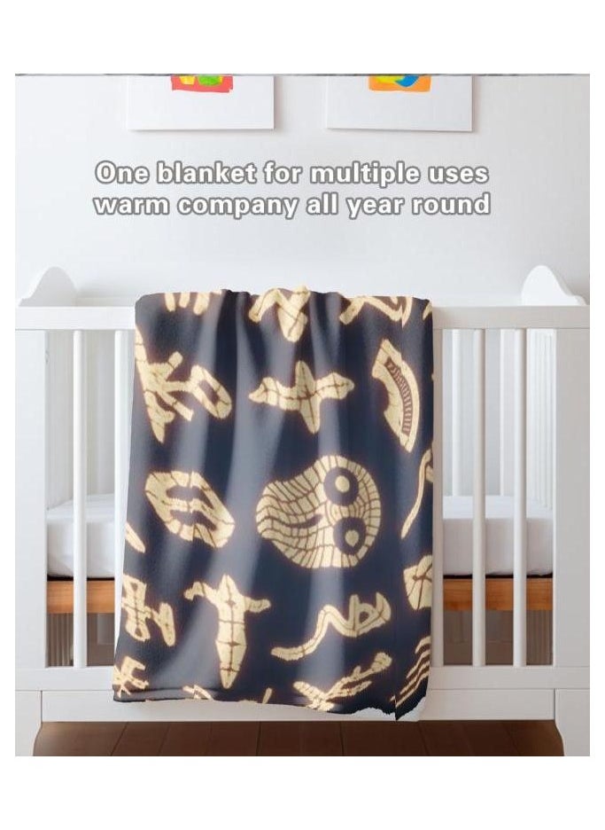 Children's or student cartoon flannel thin blanket (warm and comfortable, suitable for sleep, games) 100cm*150cm - 548