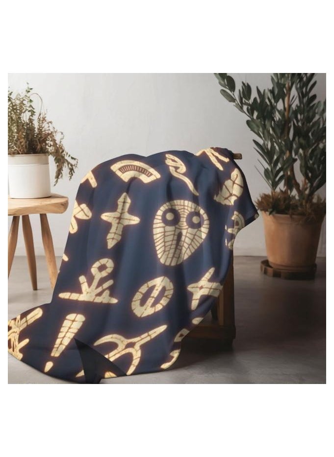 Children's or student cartoon flannel thin blanket (warm and comfortable, suitable for sleep, games) 100cm*150cm - 548