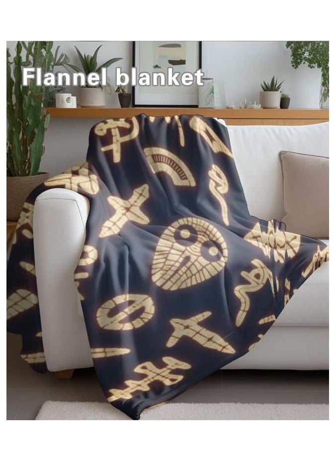 Children's or student cartoon flannel thin blanket (warm and comfortable, suitable for sleep, games) 100cm*150cm - 548