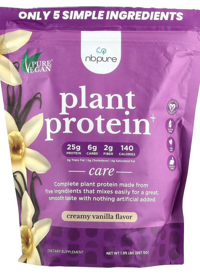 Plant Protein+ Creamy Vanilla 1.95 lbs (887.5 g)